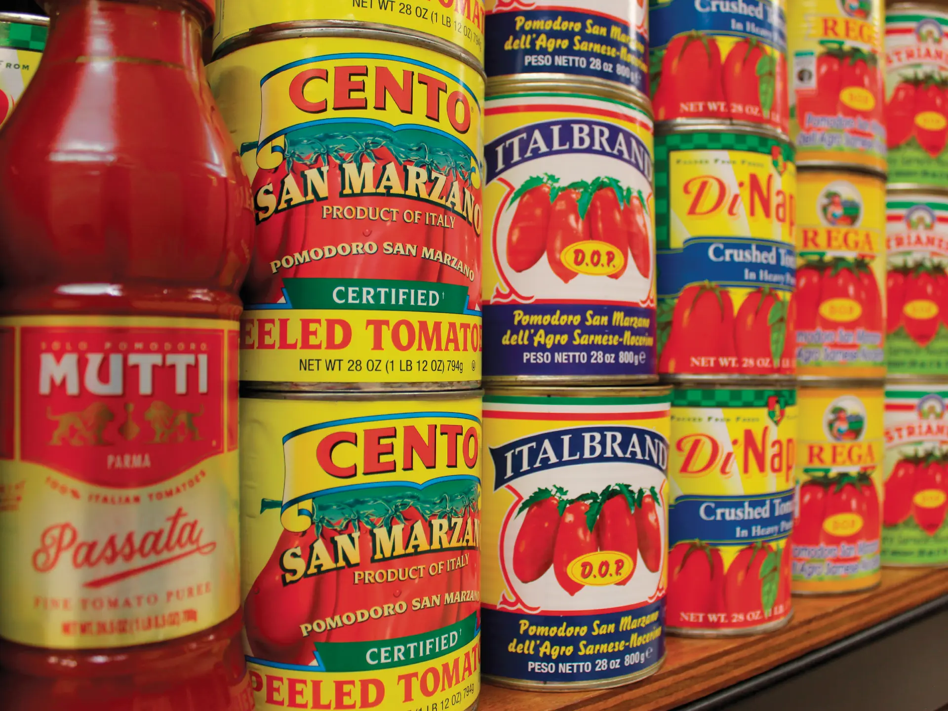 Premium imported Italian tomato products