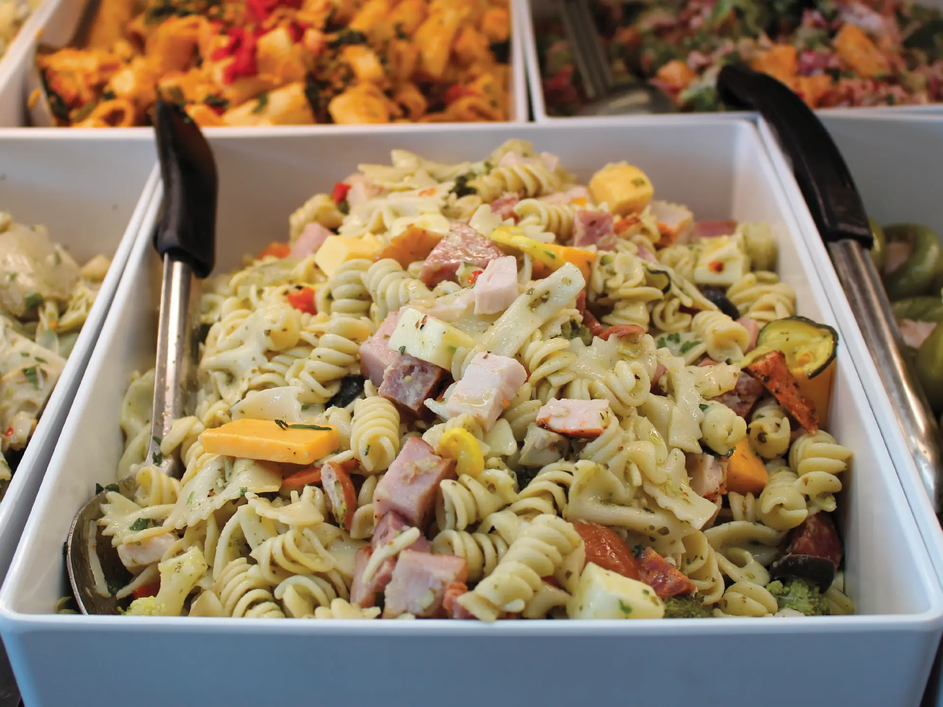 Fresh handmade deli salads available by the pound